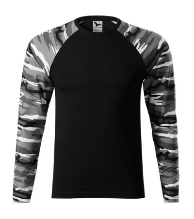 Camouflage LS - Tričko unisex - camouflage gray