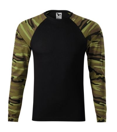 Camouflage LS - Tričko unisex - camouflage green