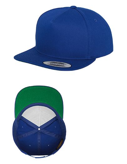 Classic 5 Panel Snapback - Royal