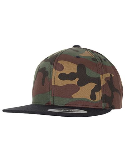 Classic Snapback 2 - Tone Camo Cap - Green Camo