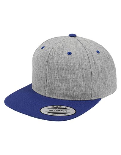 Classic Snapback 2 - Tone - Heather Grey