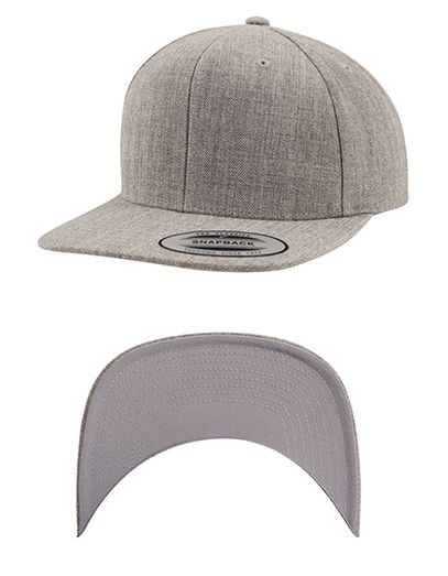 Classic Snapback - Heather Grey