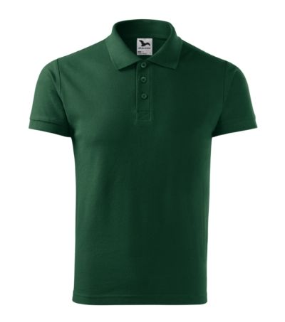 Cotton Heavy - Polokošeľa pánska - dark green