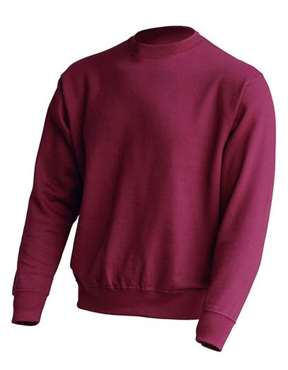 Crew Neck Sweatshirt - Burgundy