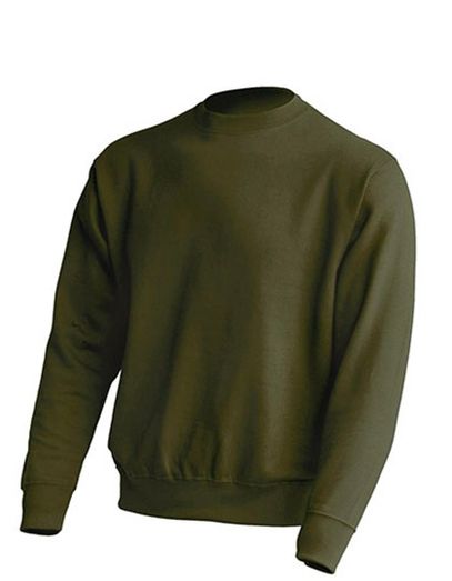 Crew Neck Sweatshirt - Khaki