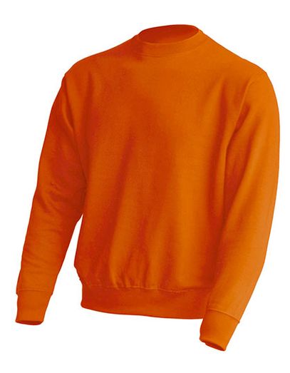 Crew Neck Sweatshirt - Orange