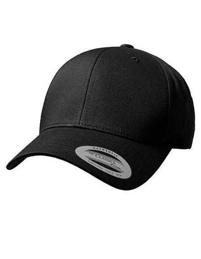 Curved Classic Snapback - Black