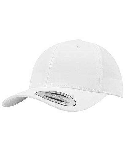 Curved Classic Snapback - White