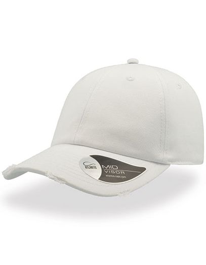 Dad Hat Destroyed - White