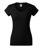 Fit V-neck - Tričko dámske - čierna