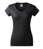 Fit V-neck - Tričko dámske - ebony gray