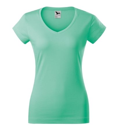 Fit V-neck - Tričko dámske - mätová