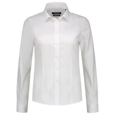 Fitted Stretch Blouse - Košeľa dámska - biela