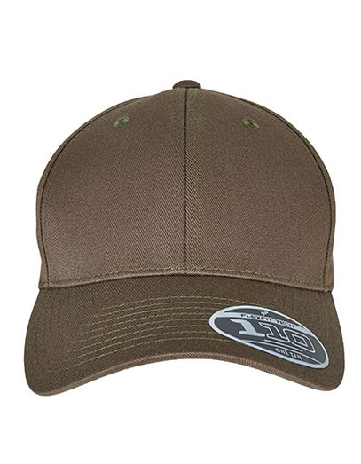 Flexfit 110 Curved Visor Snapback - Olive