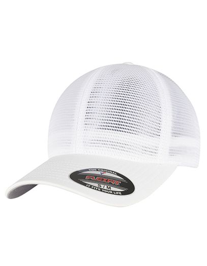 Flexfit 360 Omnimesh Cap - White