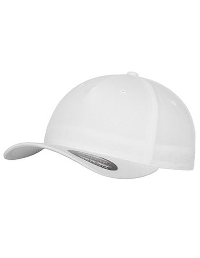 Flexfit 5 Panel Cap - White