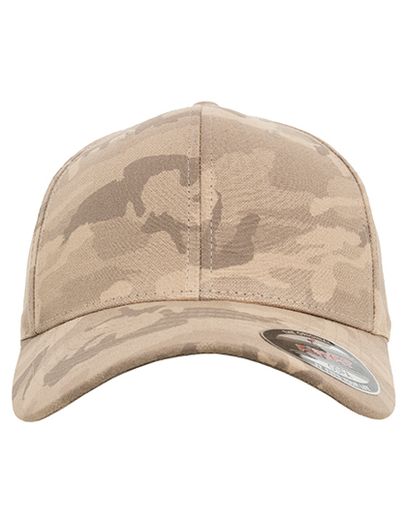 Flexfit Light Camo Cap - Dark Beige Camo