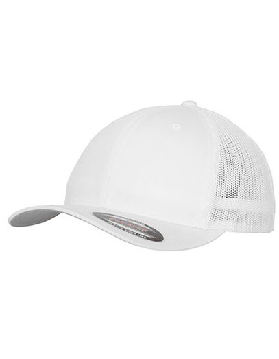 Flexfit Mesh Trucker Cap - White