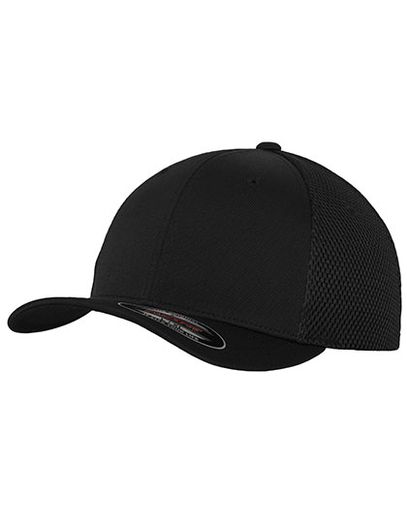 Flexfit Tactel Mesh Cap - Black