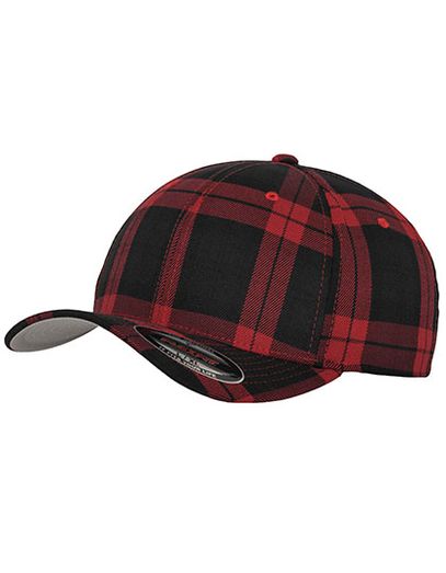 Flexfit Tartan Plaid Cap - Black