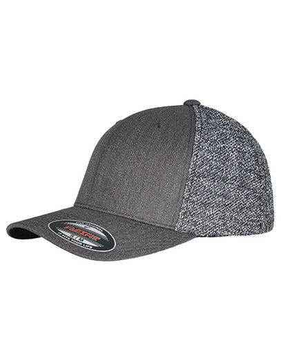 Flexfit Trucker Melange Mesh Cap - Black