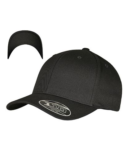 Flexfit Wooly Combed Adjustable Cap - Black