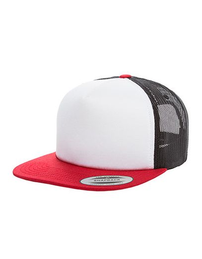 Foam Trucker With White Front - Red