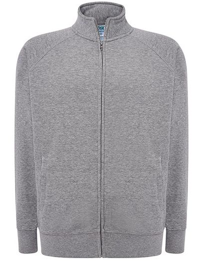 Full Zip Sweatshirt - Grey Melange