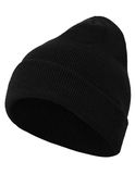 Heavy Knit Beanie - Black