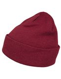 Heavy Knit Beanie - Burgundy