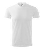 Heavy V-neck - Tričko unisex - biela