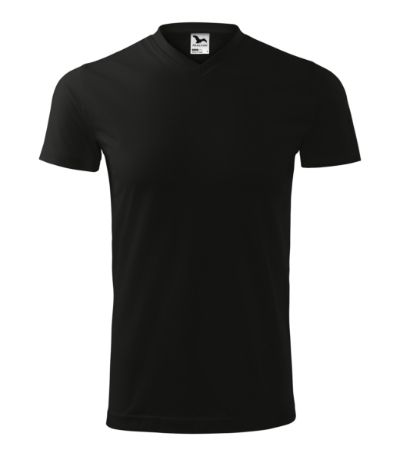 Heavy V-neck - Tričko unisex - čierna