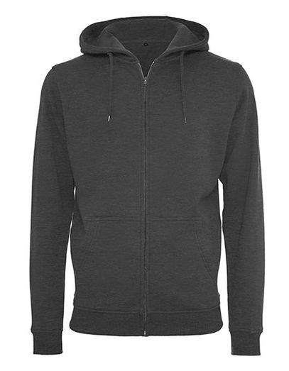 Heavy Zip Hoody - Charcoal (Heather)