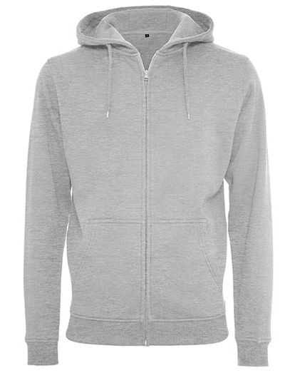 Heavy Zip Hoody - Heather Grey