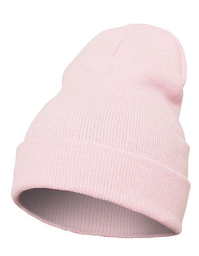 Heavyweight Long Beanie - Baby Pink