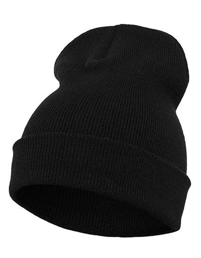 Heavyweight Long Beanie - Black