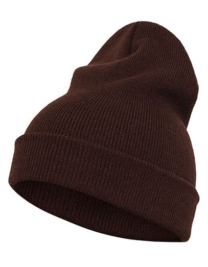 Heavyweight Long Beanie - Brown