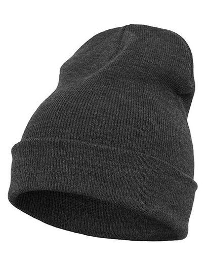 Heavyweight Long Beanie - Charcoal