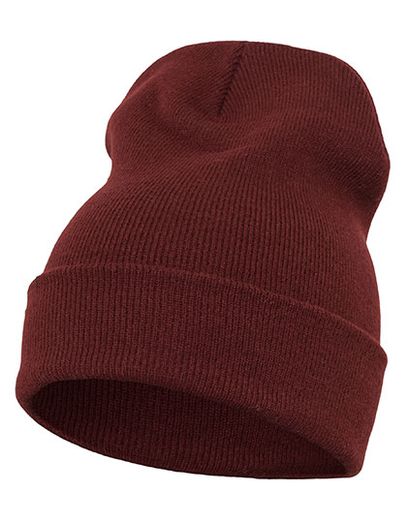 Heavyweight Long Beanie - Maroon