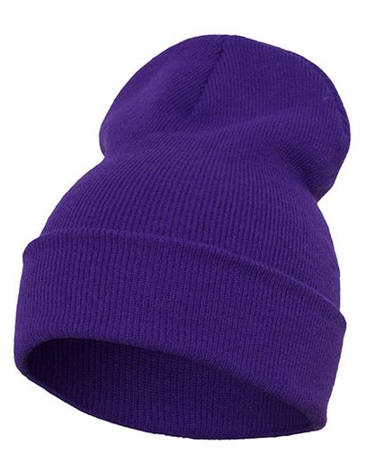 Heavyweight Long Beanie - Purple