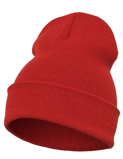 Heavyweight Long Beanie - Red