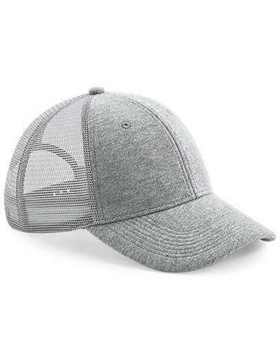 Jersey Athleisure Trucker Cap - Heather Grey