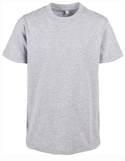 Kids´ Organic Basic Tee - Heather Grey