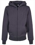 Kids´ Organic Basic Zip Hoody - Navy