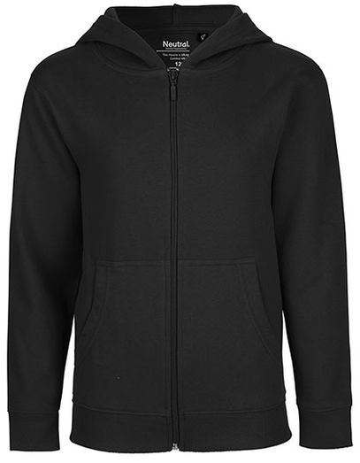 Kids´ Zip Hoodie - Black