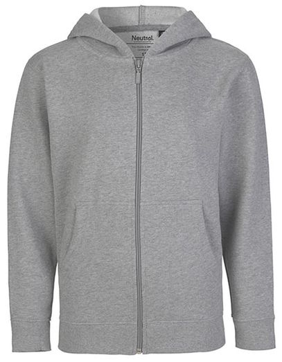 Kids´ Zip Hoodie - Sport Grey