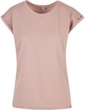 Ladies´ Extended Shoulder Tee - Dusk Rose