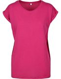 Ladies´ Extended Shoulder Tee - Hibiskus Pink