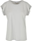 Ladies´ Extended Shoulder Tee - Light Asphalt