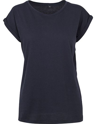 Ladies´ Extended Shoulder Tee - Navy